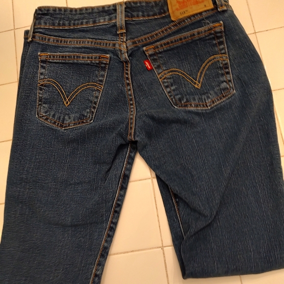 Levi's Dark Blue Denim Jeans - Picture 3 of 8